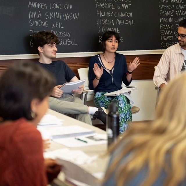 Students participate in the 2024 Summer Program for Public Thinking, co-sponsored by The Point Magazine and Parrhesia. 
