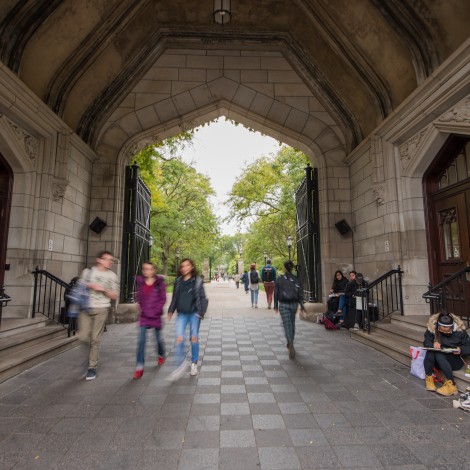 Students on UChicago Campus